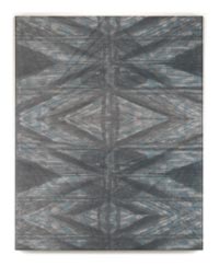 An oil painting titled Open Diagonal Fountain